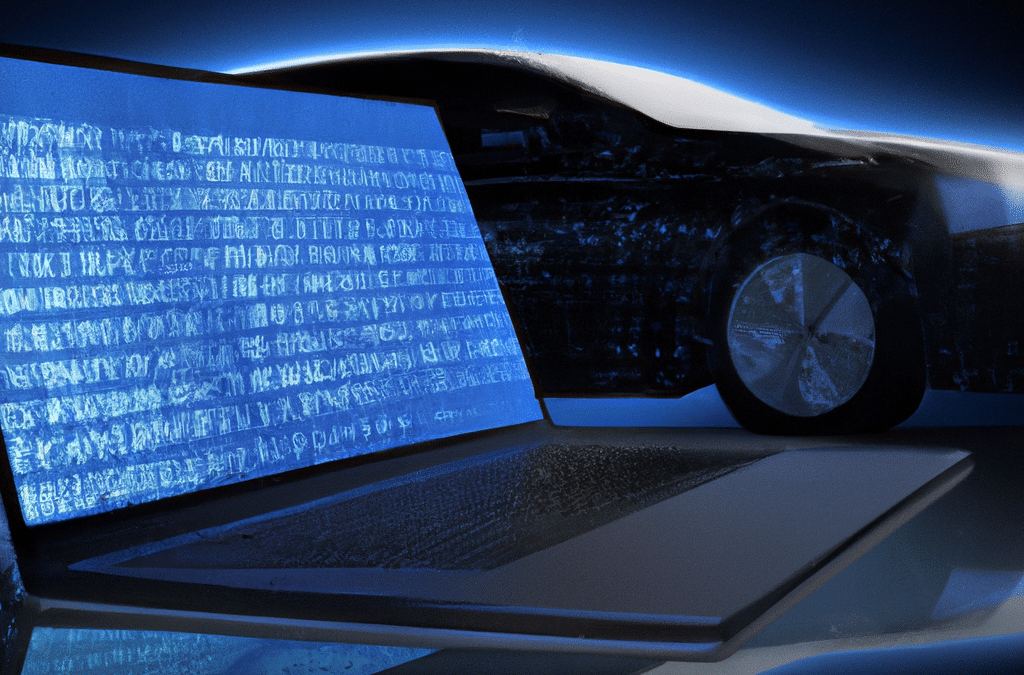 laptop hacking a car